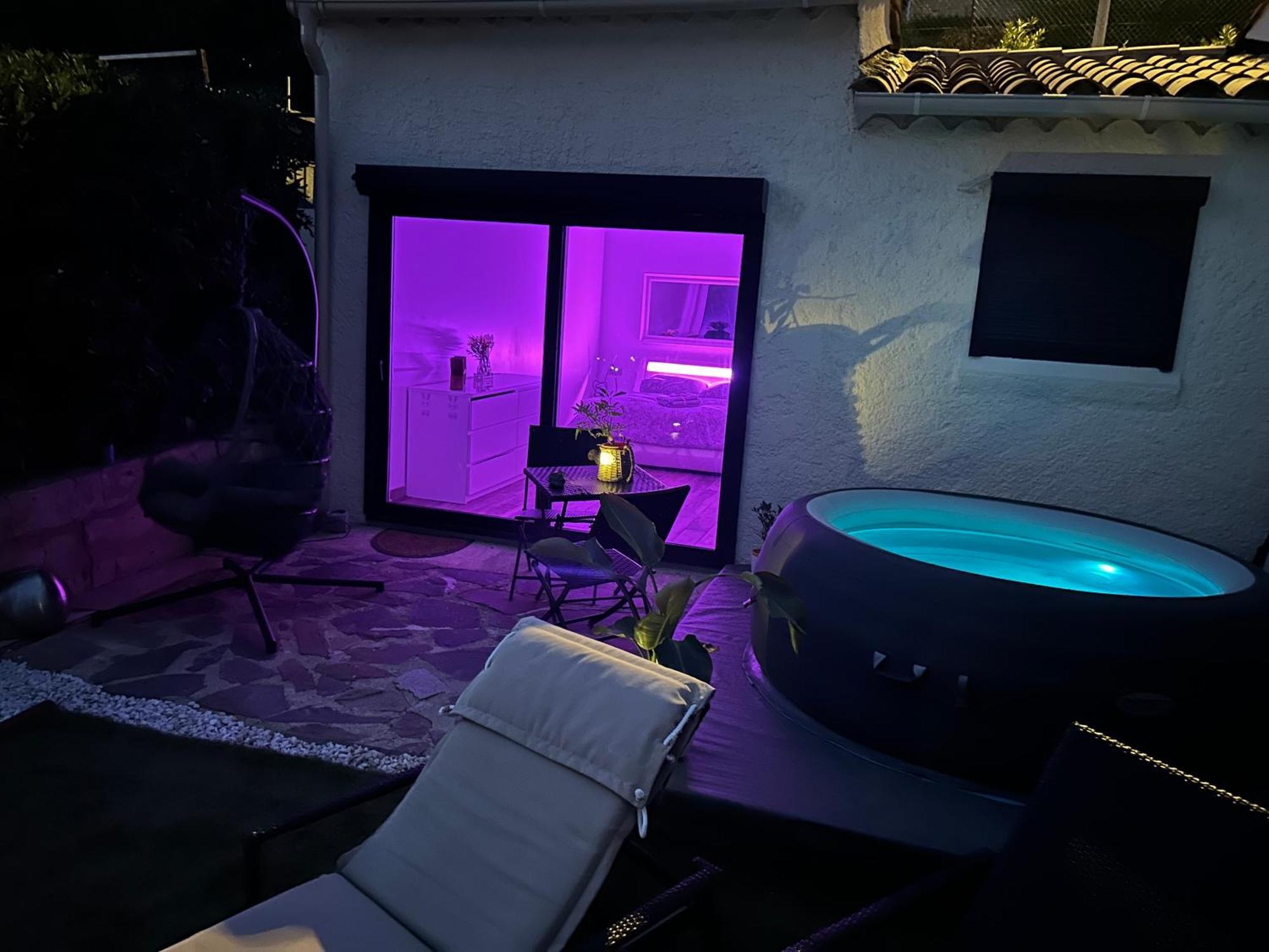 Belle Chambre Privee Avec Le Jardin Privatif Et Le Jacuzzi Cavalaire-sur-Mer Esterno foto